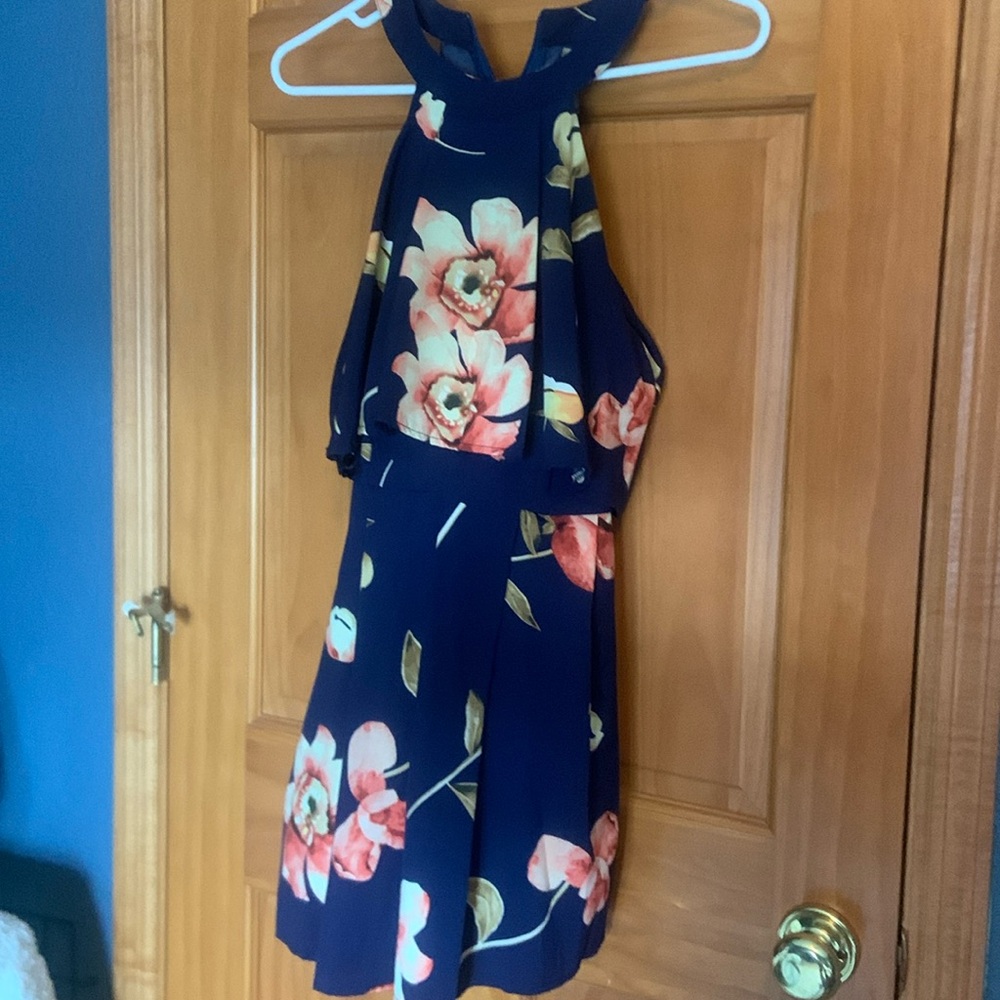 Flowered romper